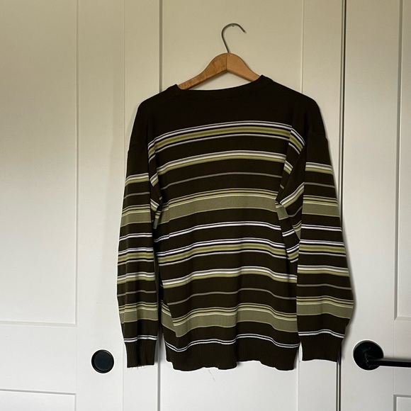 Lacoste Striped Green Sweater - Picture 4 of 4